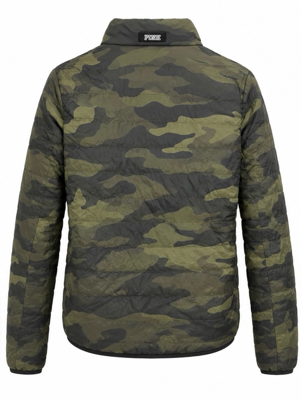 Victoria's Secret PINK Puffer Jacket Camo Green - Picture 3 of 10
